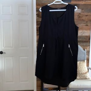 Black casual dress